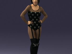 girl in revealing dress 0329 3d print ready 3D Print Model