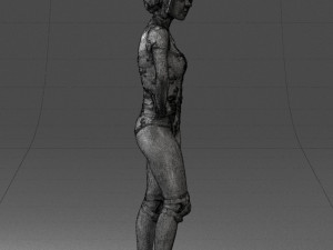 girl in revealing dress 0329 3d print ready 3D Print Model