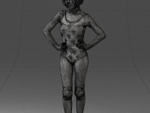 girl in revealing dress 0329 3d print ready 3D Print Model