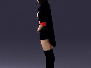woman in revealing pose 0336 3d print ready Model Cetak 3D