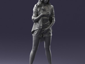 woman in revealing pose 0336 3d print ready Model Cetak 3D