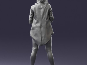 woman in revealing pose 0336 3d print ready Model Cetak 3D