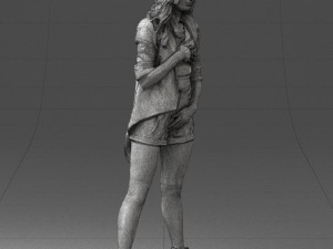 woman in revealing pose 0336 3d print ready Model Cetak 3D