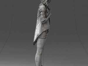 woman in revealing pose 0336 3d print ready Model Cetak 3D