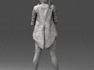 woman in revealing pose 0336 3d print ready Model Cetak 3D