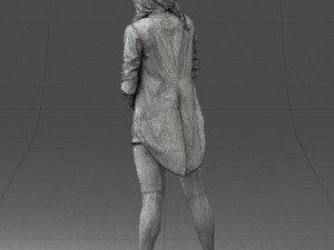 woman in revealing pose 0336 3d print ready Model Cetak 3D