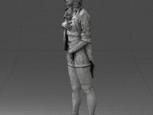 woman in revealing pose 0336 3d print ready Model Cetak 3D