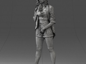 woman in revealing pose 0336 3d print ready Model Cetak 3D