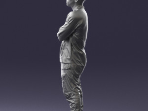 black man in green dress 0349 3d print ready 3D 프린트 모델