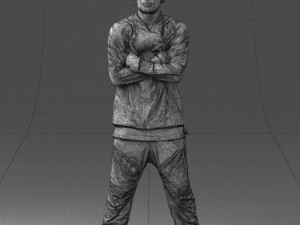 black man in green dress 0349 3d print ready 3D 프린트 모델