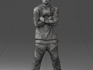 black man in green dress 0349 3d print ready 3D 프린트 모델