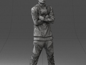 black man in green dress 0349 3d print ready 3D 프린트 모델