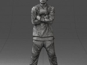 black man in green dress 0349 3d print ready 3D 프린트 모델