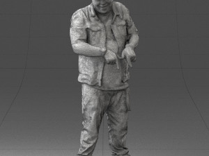 fat man in jeans 0334 3d print ready 3D 프린트 모델