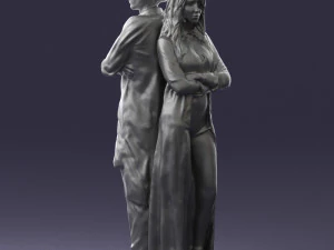 young stylish couple 0330 3D Model