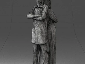 young stylish couple 0330 3D Model