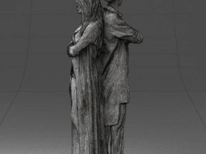 young stylish couple 0330 3D Model