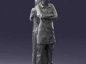 young stylish couple 0330 3d print ready Model do druku 3D