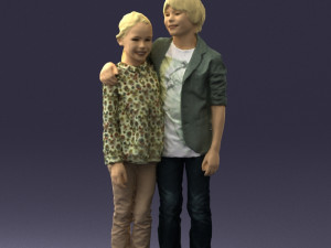 couple of kids 0332 3Dモデル