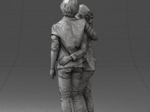 couple of kids 0332 3d print ready Modèles 3D en vedette