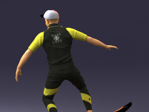 man surfer 0291 3D Model