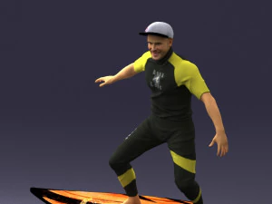 man surfer 0291 3D Model