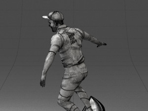 man surfer 0291 3D Model