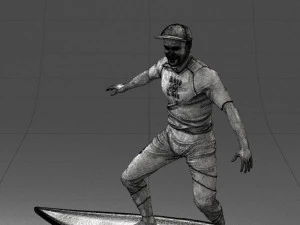 man surfer 0291 3D Model