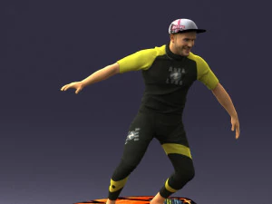 man surfer 0291 3d print ready 3D Print Model