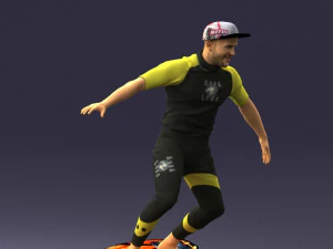 man surfer 0291 3d print ready 3D Print Model