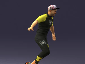 man surfer 0291 3d print ready 3D Print Model