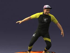 man surfer 0291 3d print ready 3D Print Model