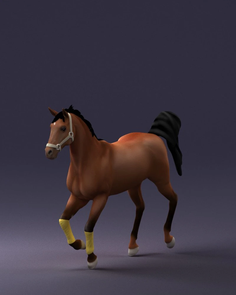 horse 0293 3d print ready 3D Print Model .c4d .max .obj .3ds .fbx .stl .blend 