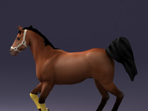 horse 0293 3d print ready 3D 프린트 모델