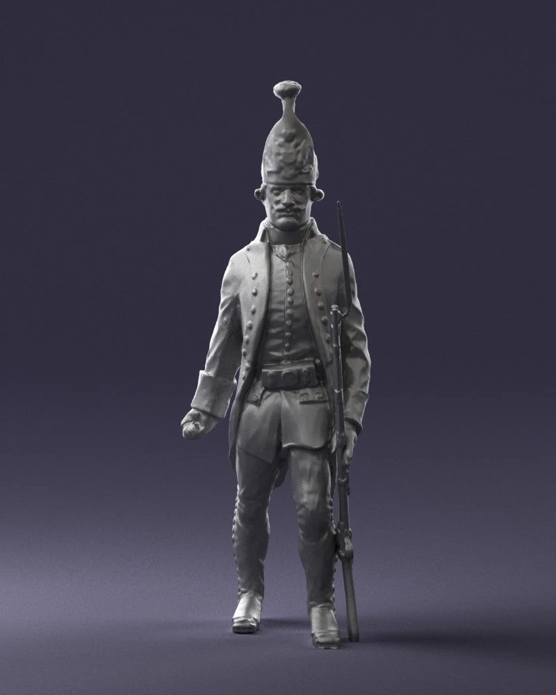 warrior 0303-1 3D Model .c4d .max .obj .3ds .fbx .stl .blend 