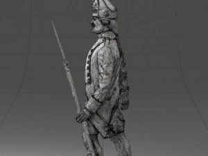 warrior 0303-1 3D Model