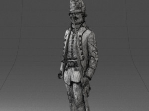warrior 0303-1 3d print ready 3Dプリントモデル