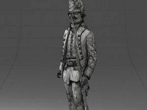 warrior 0303-1 3d print ready 3D Print Model