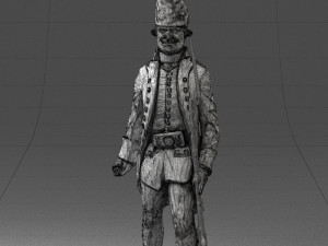 warrior 0303-1 3d print ready 3Dプリントモデル