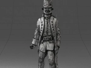 warrior 0303-1 3d print ready 3D Print Model