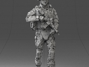 warrior 0303-2 3D Модель