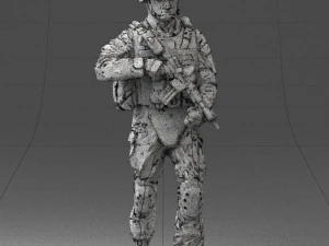 warrior 0303-2 3D Model