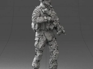 warrior 0303-2 3D Model
