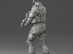 warrior 0303-2 3D Model