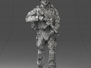 warrior 0303-2 3D Model