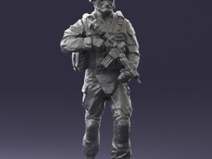 warrior 0303-2 3d print ready 3D Print Model