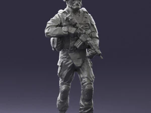 warrior 0303-2 3d print ready 3D Print Model