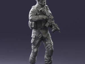warrior 0303-2 3d print ready 3D Print Model
