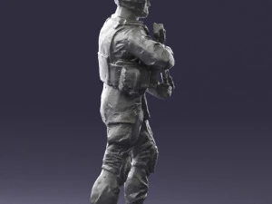 warrior 0303-2 3d print ready 3D Print Model