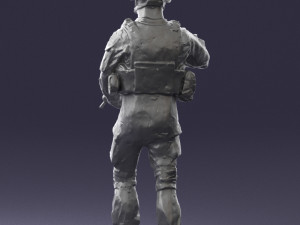 warrior 0303-2 3d print ready Modèles 3D en vedette